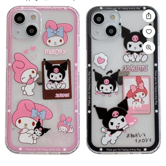 iPhone 14 Pro Max my melody and kuromi phone case set - Picture 2 of 10